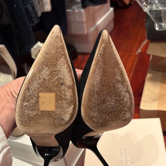 Jimmy Choo Elegant Black Stiletto Heels - Picture 6 of 9